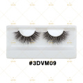 Wearable 3D Mink Lashes FREE SAMPLES with Airy Design 3DVM Marble Customizable Own Logo Eyelashes Box Packaging HAE 3DLM